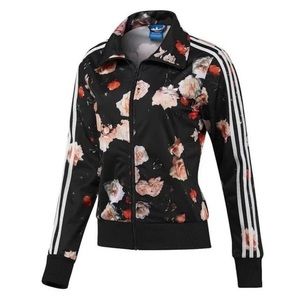 Adidas Originals Firebird Track Top Floral Roses Jacket -XS